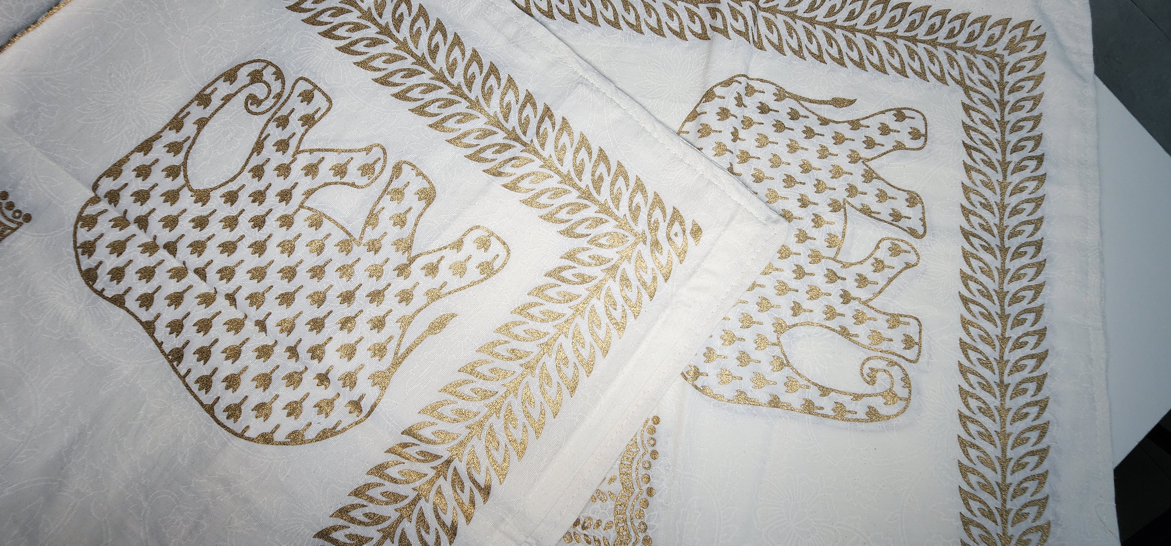 Royal Gold Double Bedsheet