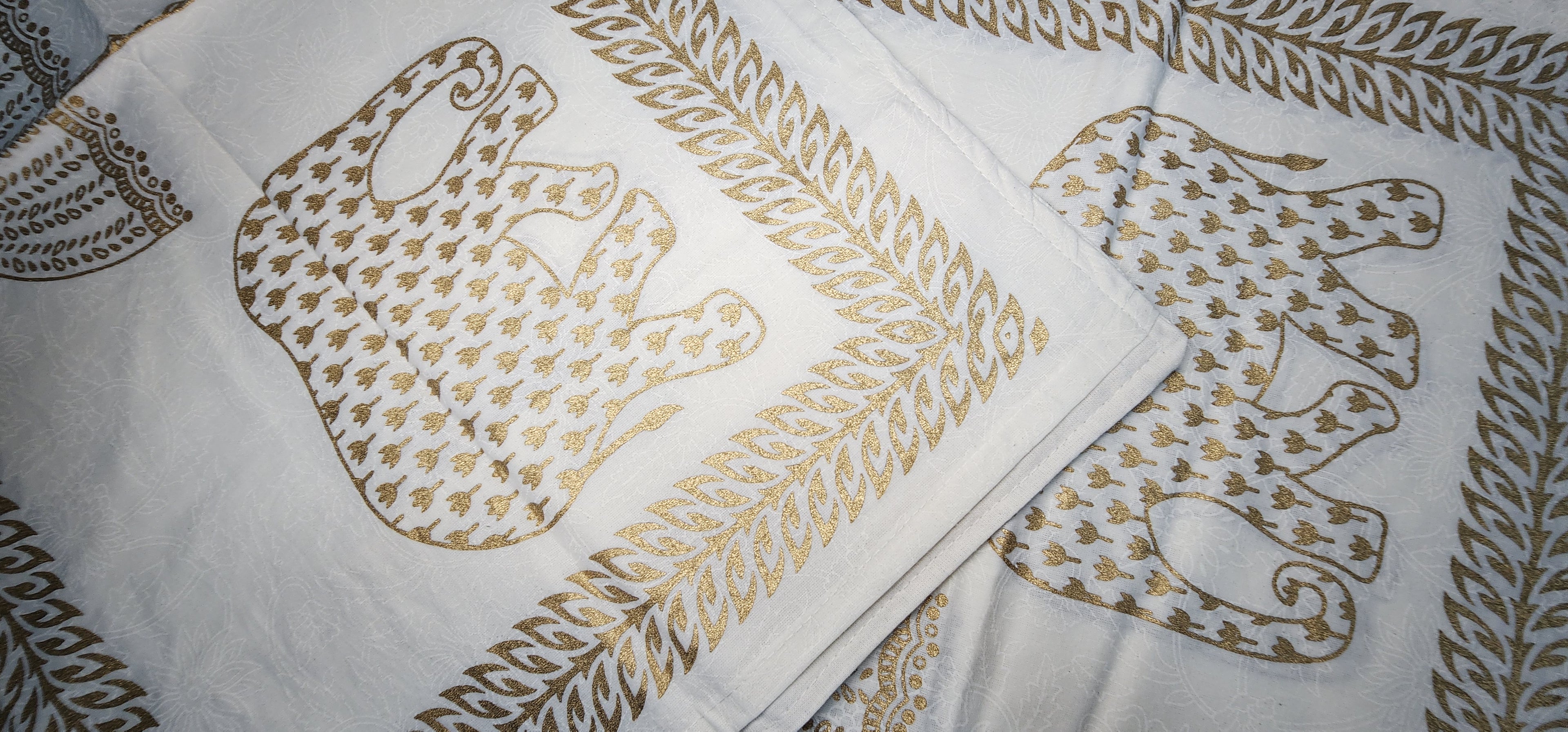Royal Gold Double Bedsheet