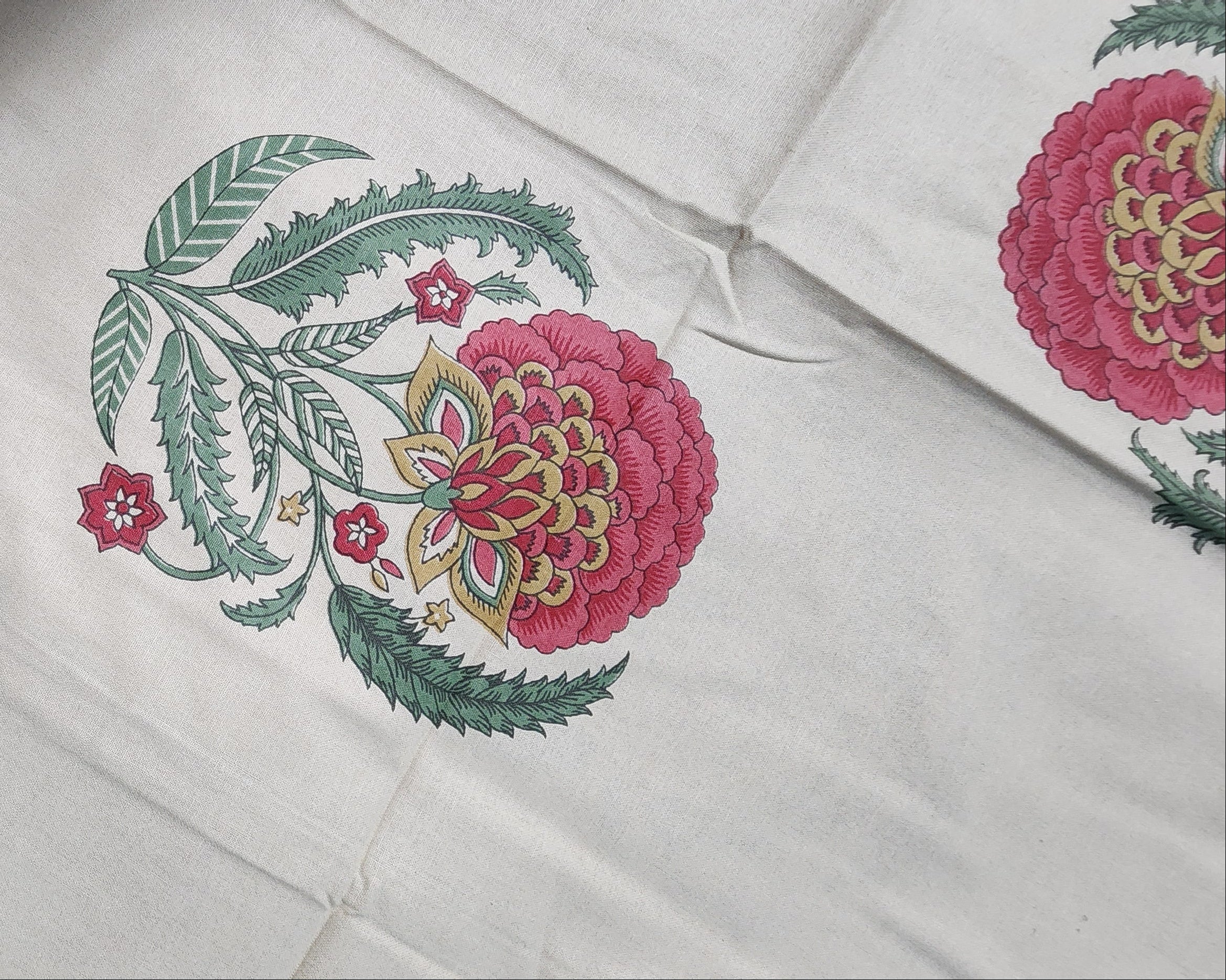 Dahlias Double Bedsheet