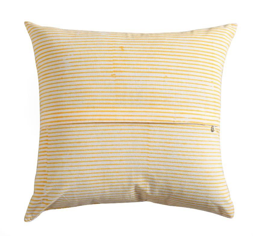 Sunshine (set of 5)- 16x16 Hand Block Cotton Cushion Cover