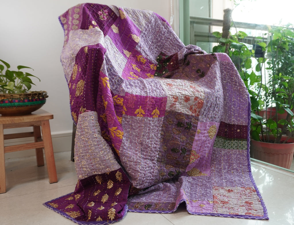 Multi Khambadia Cotton Throw