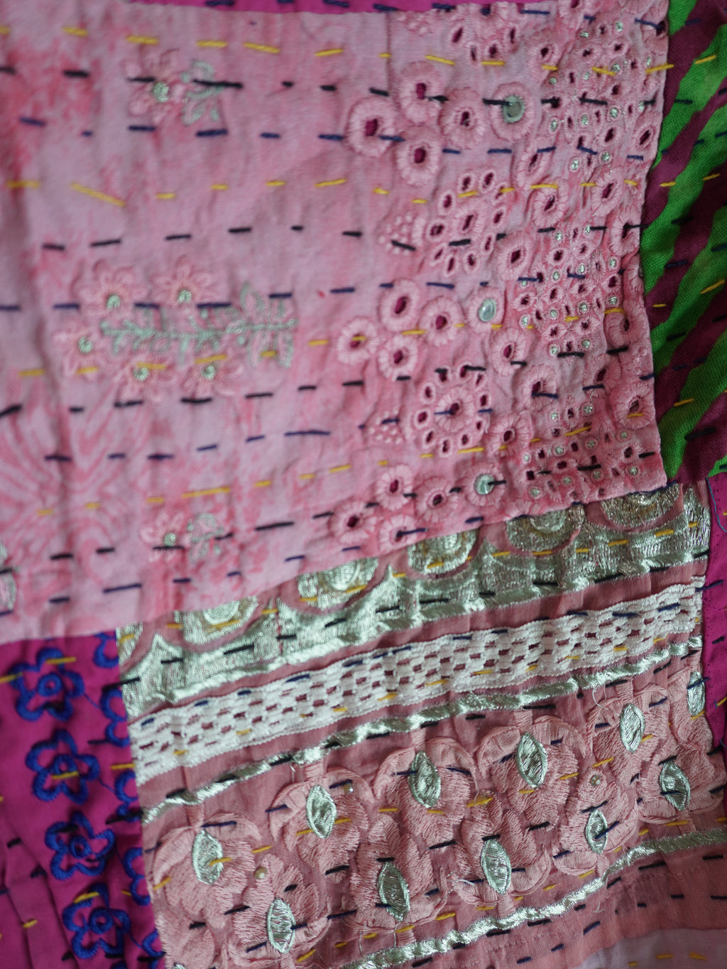 Pink Khambadia Cotton Throw