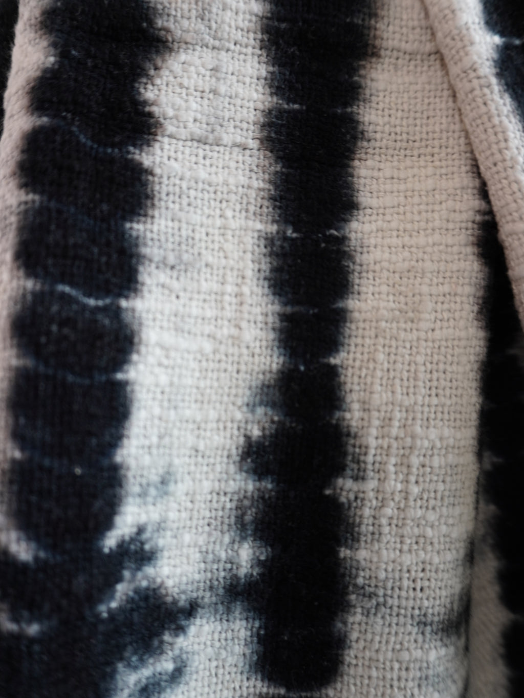 Black N White Tie & Dye Throw  Blanket