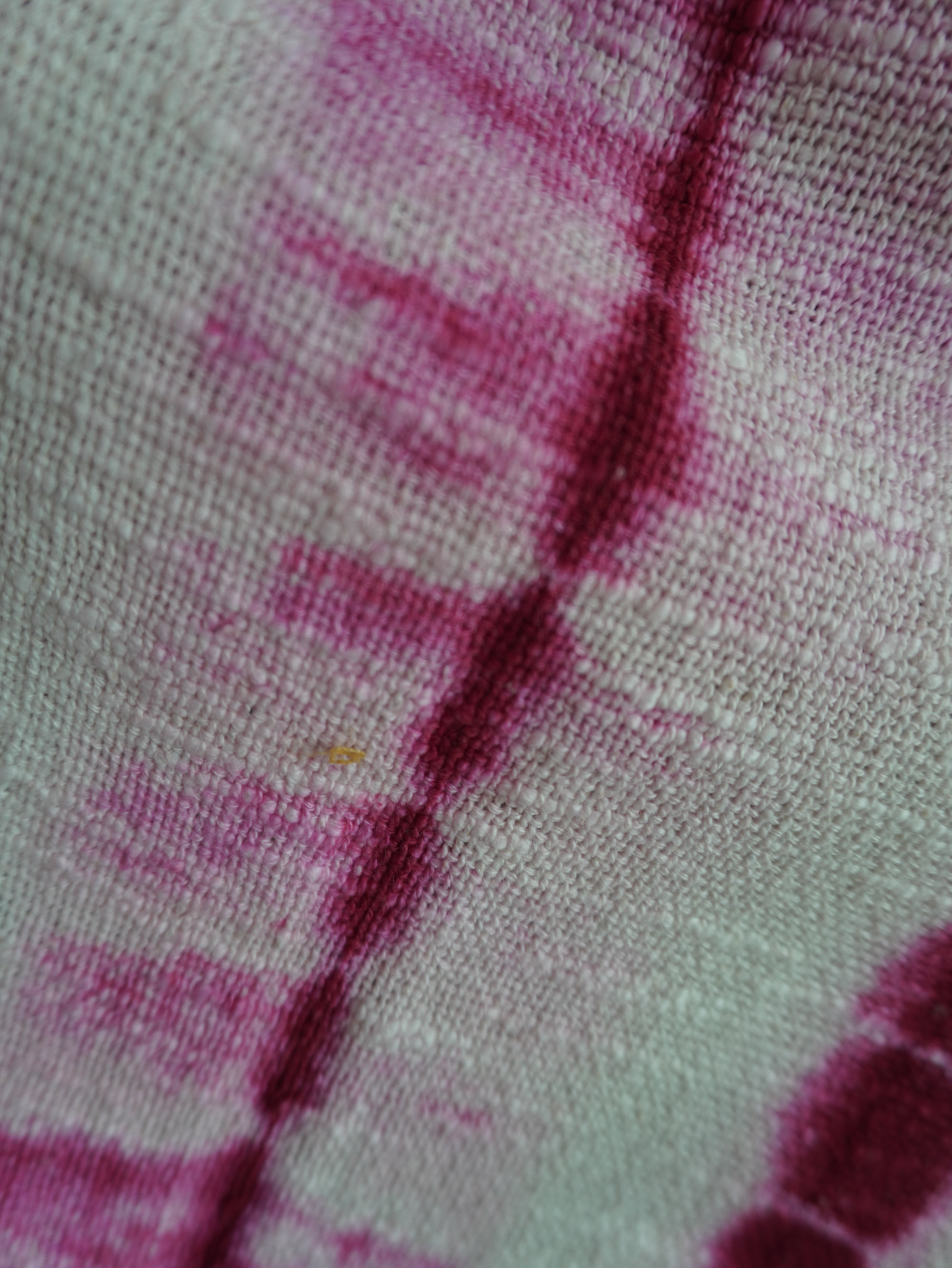 Red Hand Tie & Dye Throw Blanket