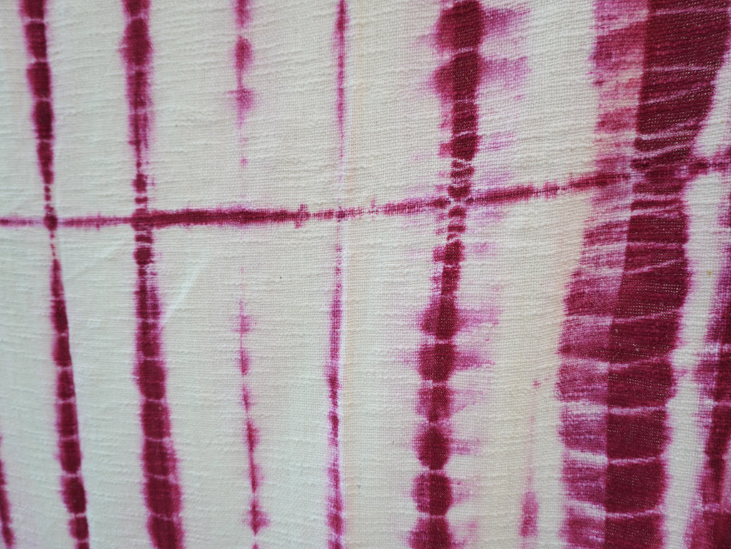 Red Hand Tie & Dye Throw Blanket