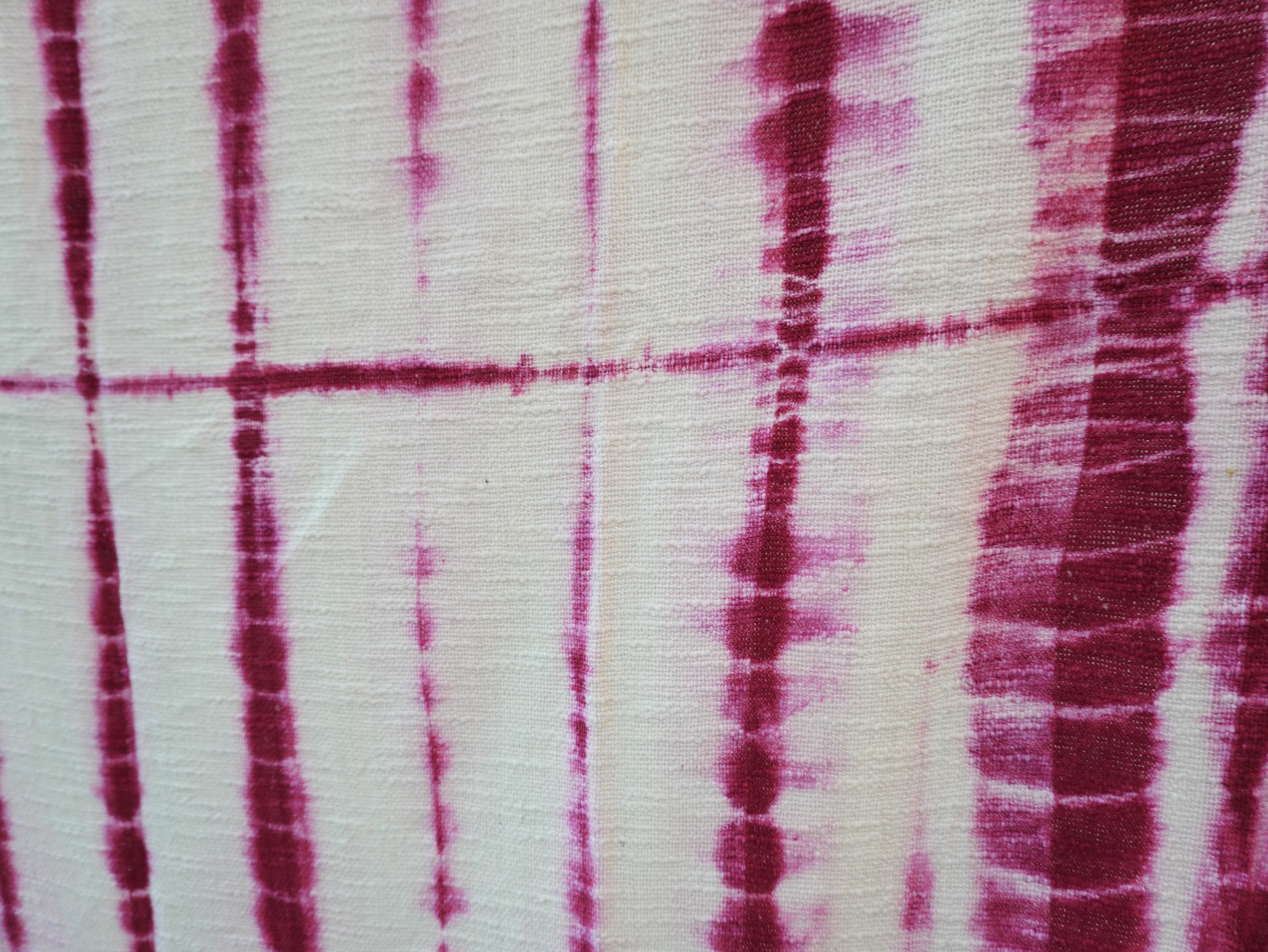 Red Hand Tie & Dye Throw Blanket