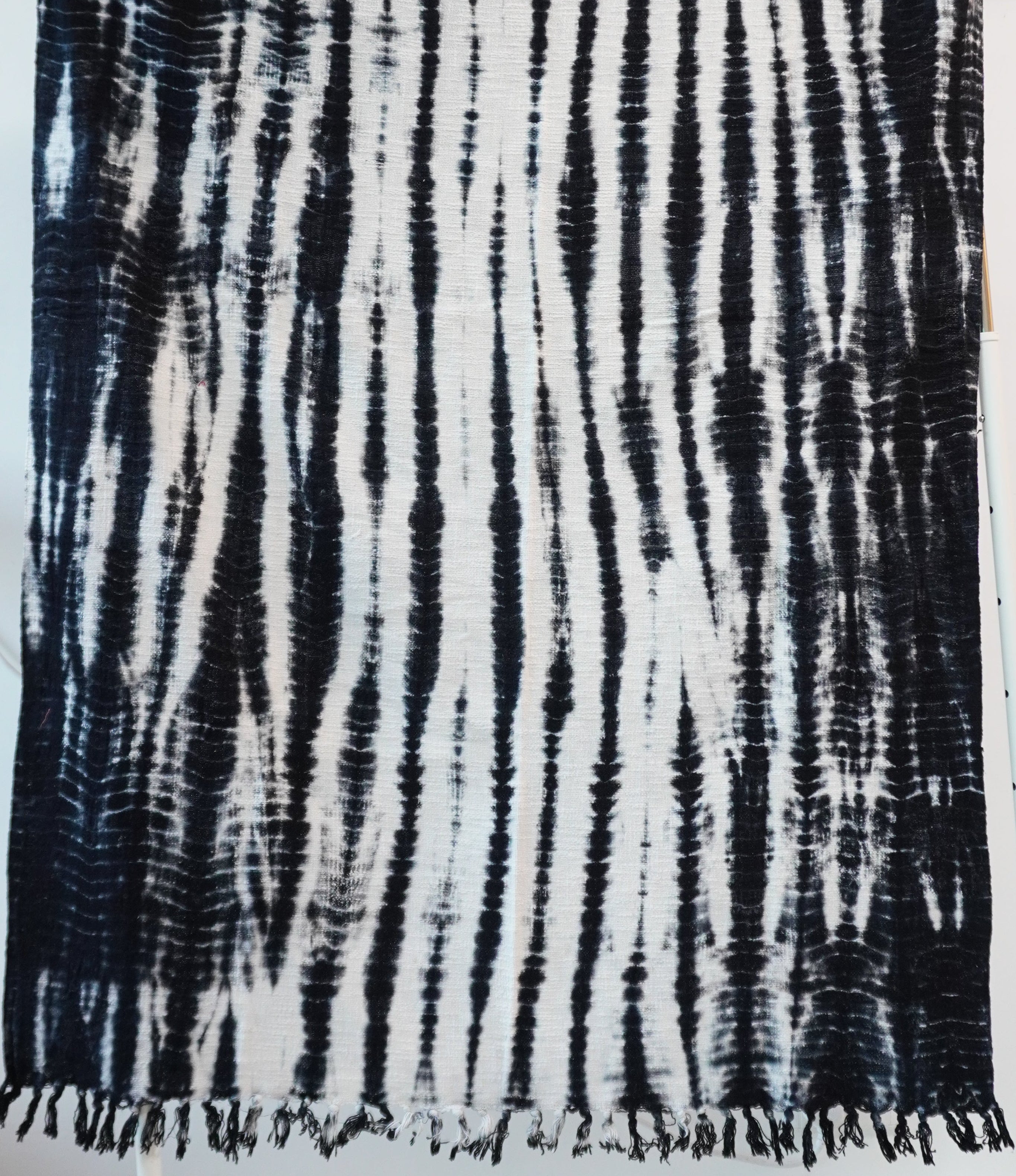 Black N White Tie & Dye Throw  Blanket