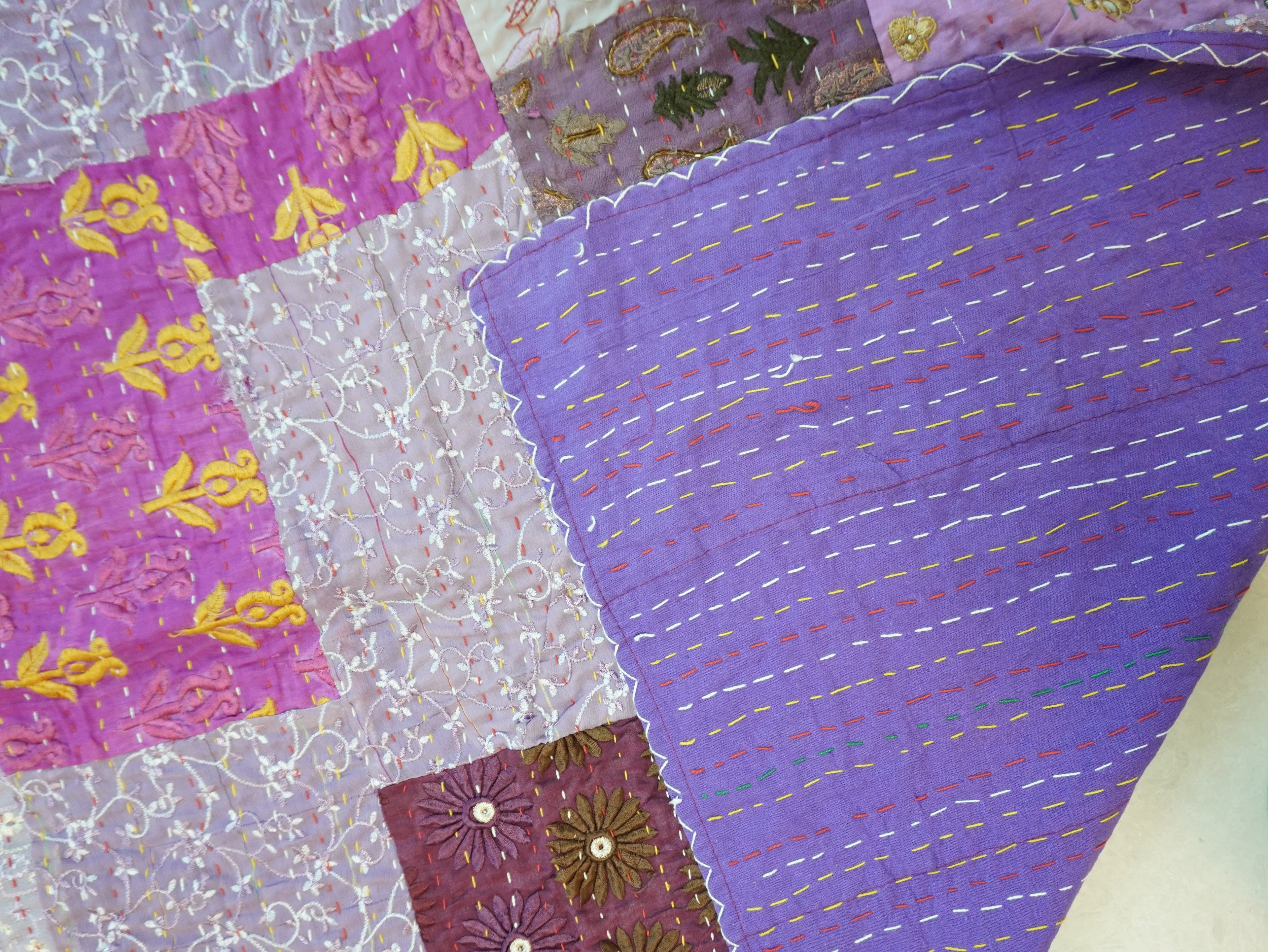 Multi Khambadia Cotton Throw