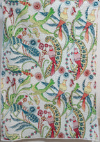 White Birds of Paradise Quilted Throw Blanket