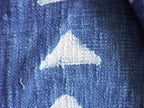 Indigo Tribal Triangle Throw Blanket
