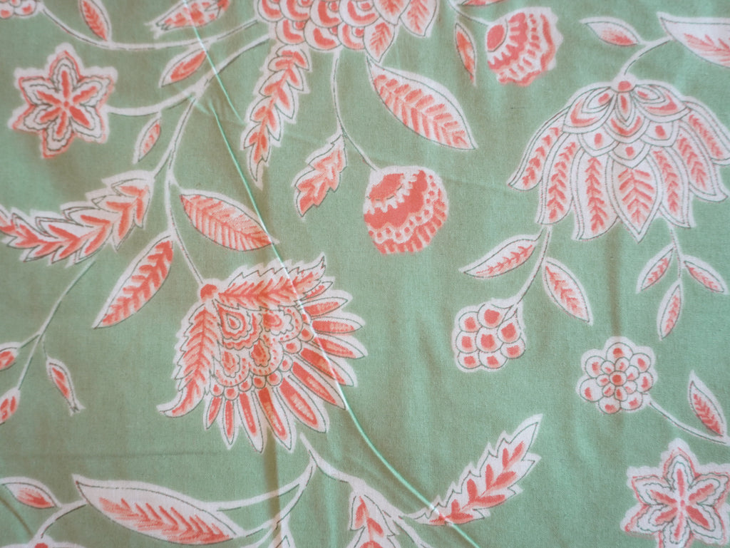 Pastel Zinnias Double Bedsheet