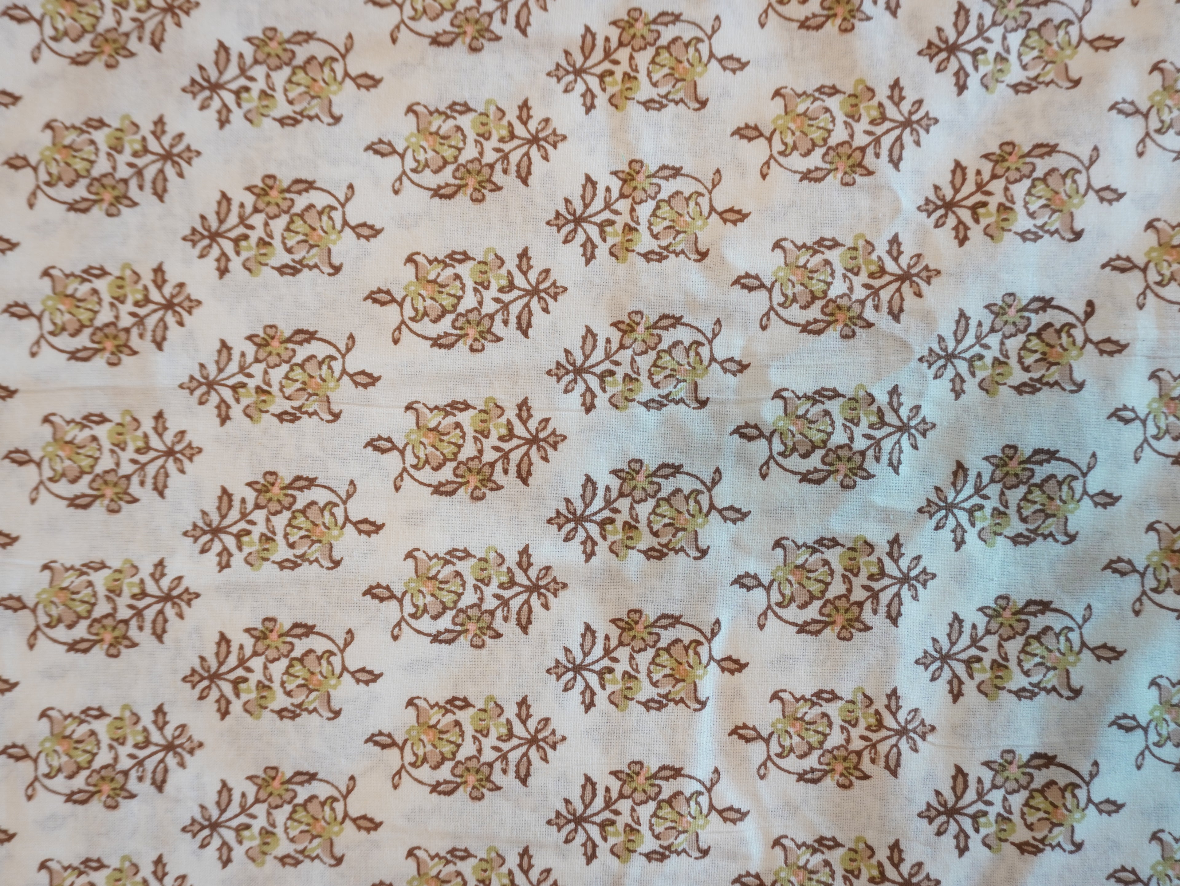 Peach  Jungle Double Bedsheet