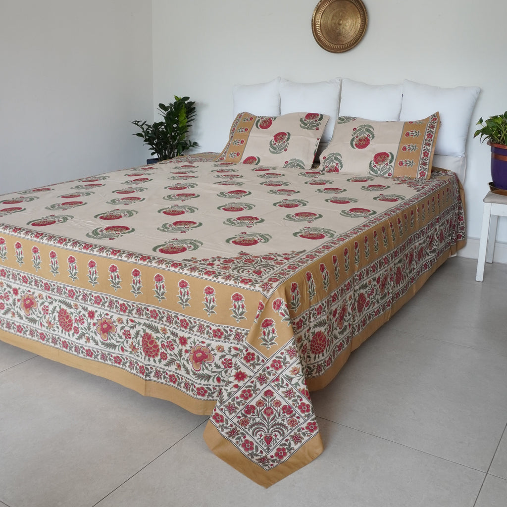 Dahlias Double Bedsheet
