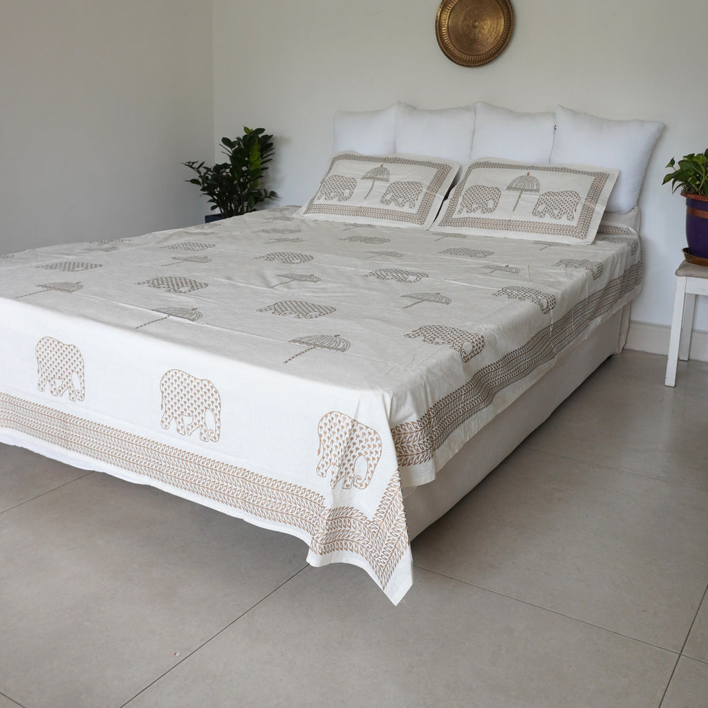 Royal Gold Double Bedsheet