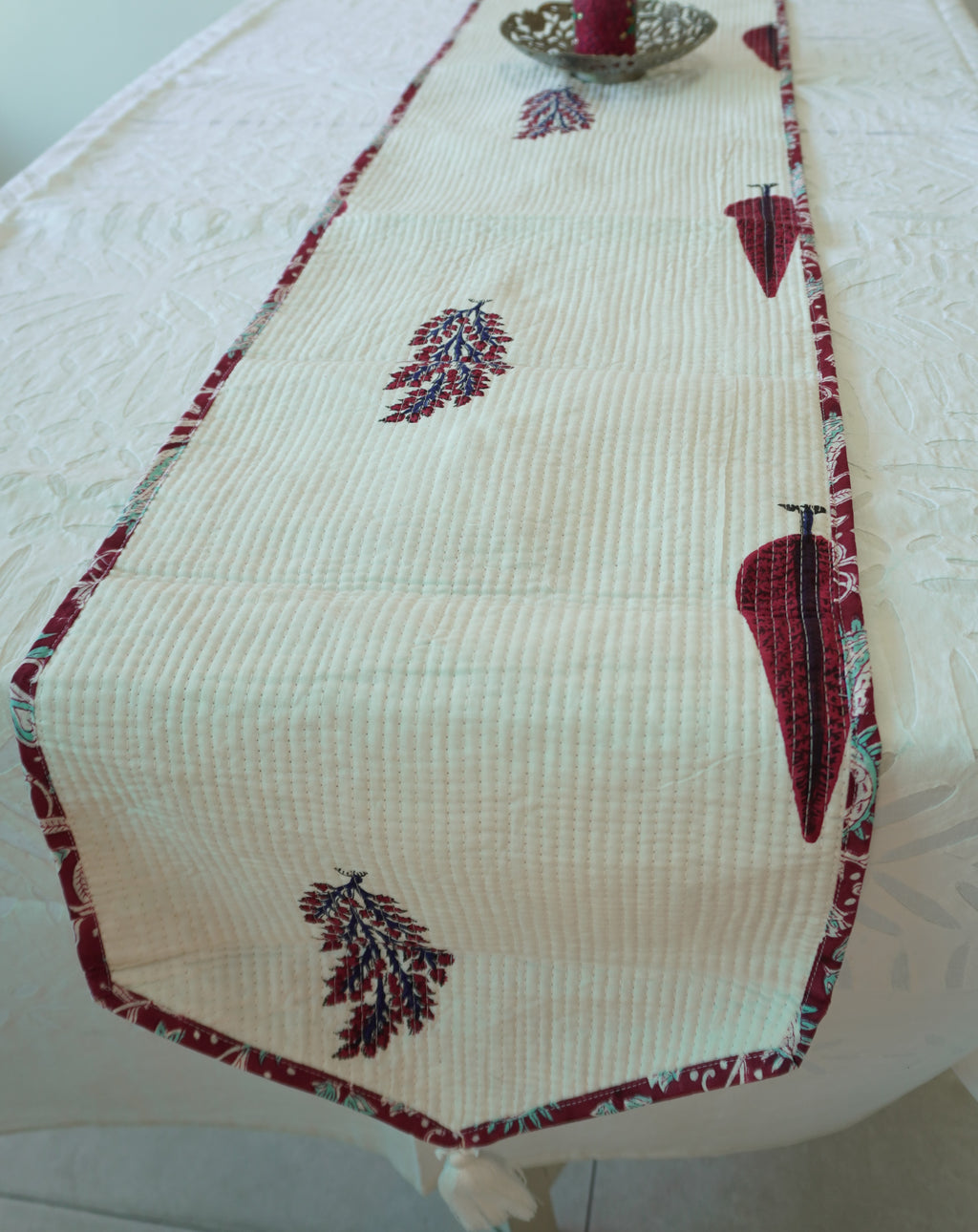 Medallion Reversible Table Runner