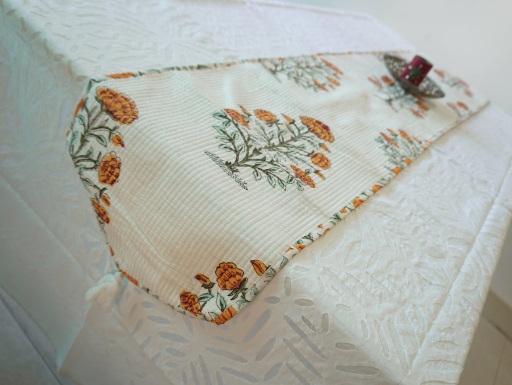 Sunflower Field Reversible Table Runner
