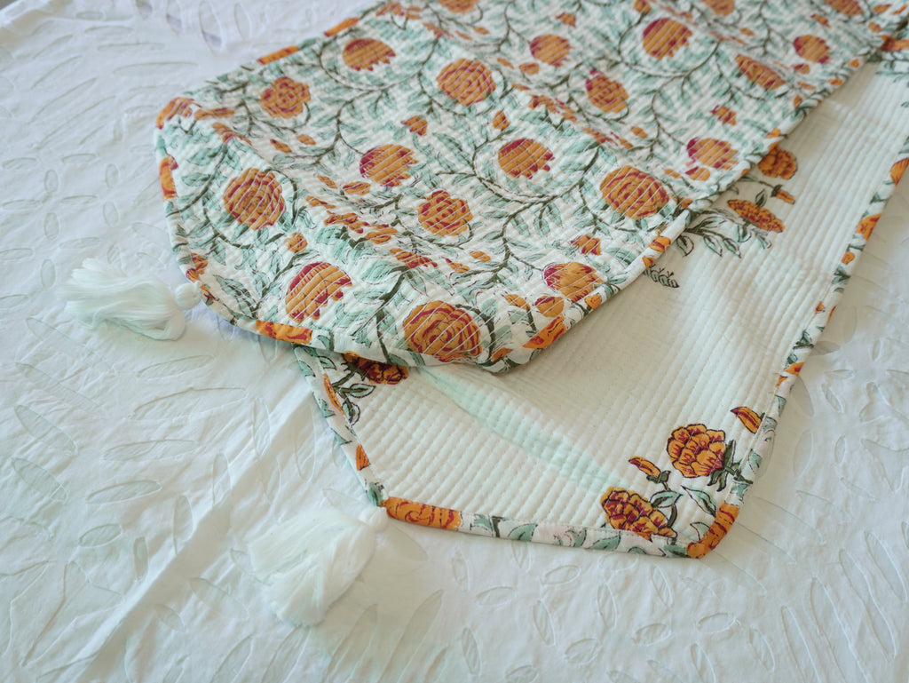 Sunflower Field Reversible Table Runner