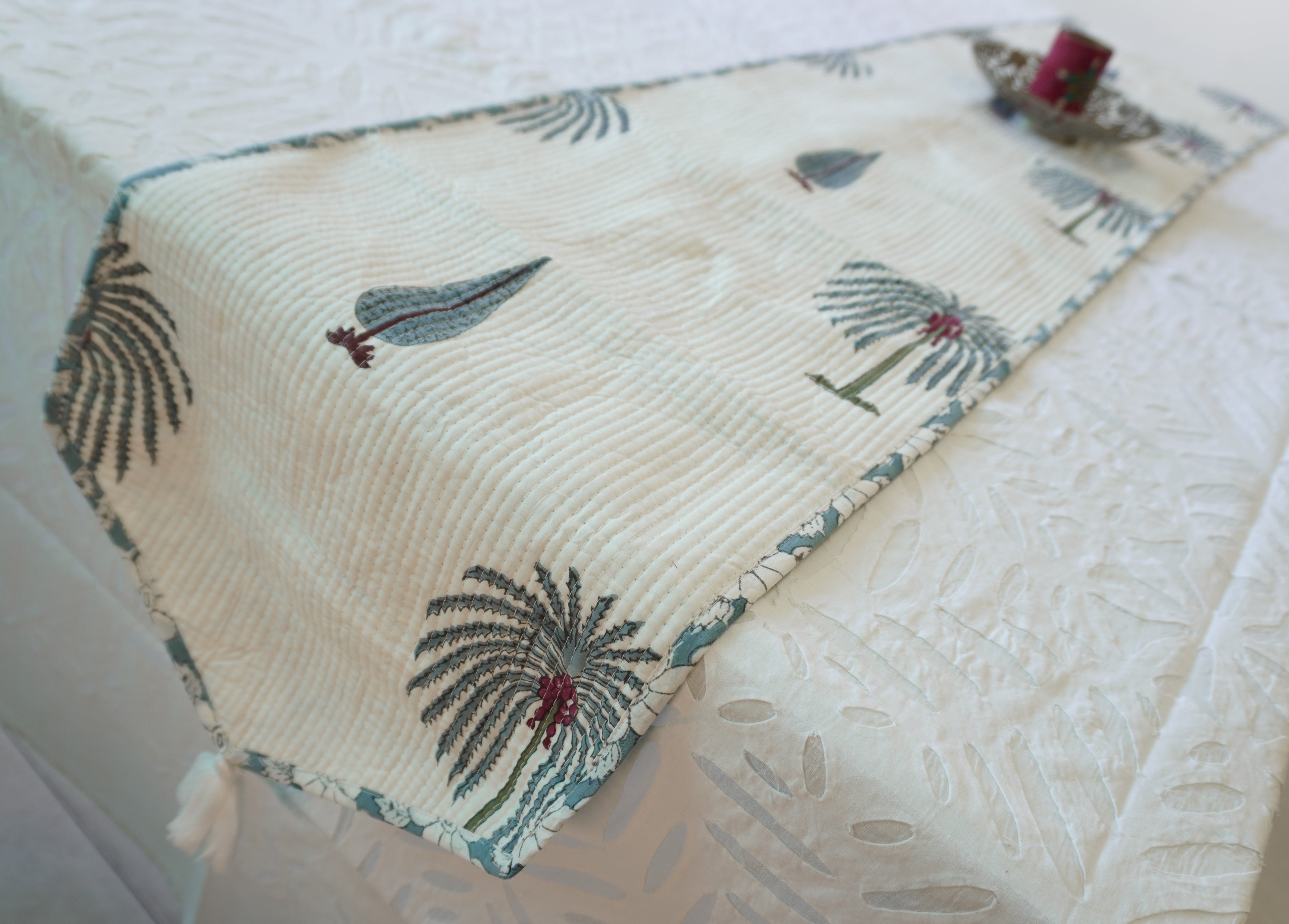 Winter Frost Reversible Table Runner