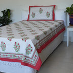 Pink Poppies Single Bedsheet