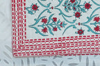 Sonnet Hand Block Printed Quilted Bedcover
