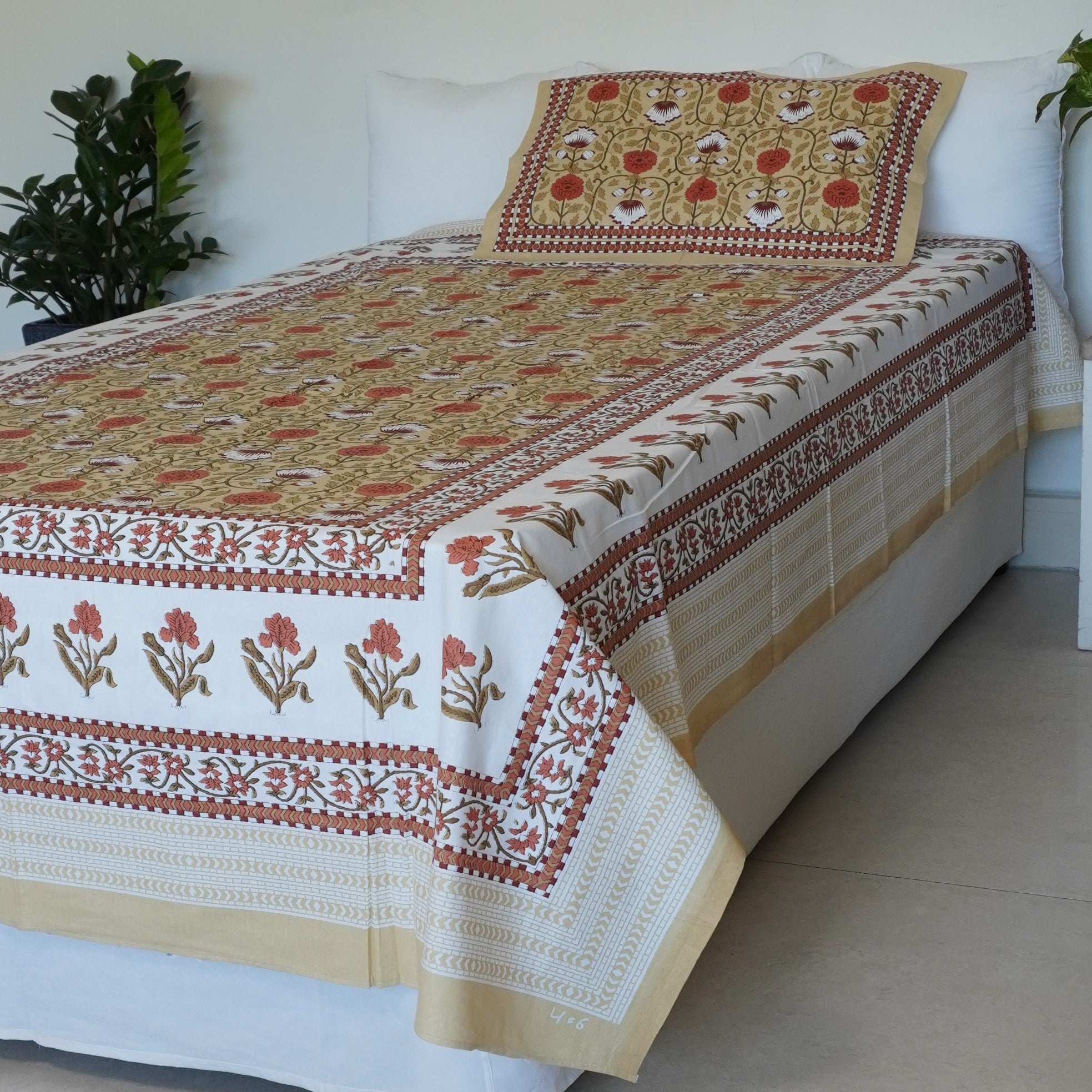 Spice Garden Single Bedsheet